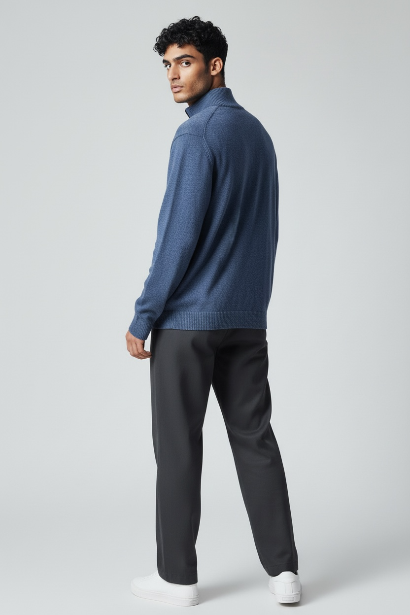 Quarter Zip Lacoste Pura Lana